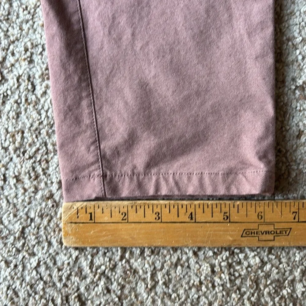 Lululemon Men’s Commission Pant Cotton Slim Earth Dye Faded Red 32